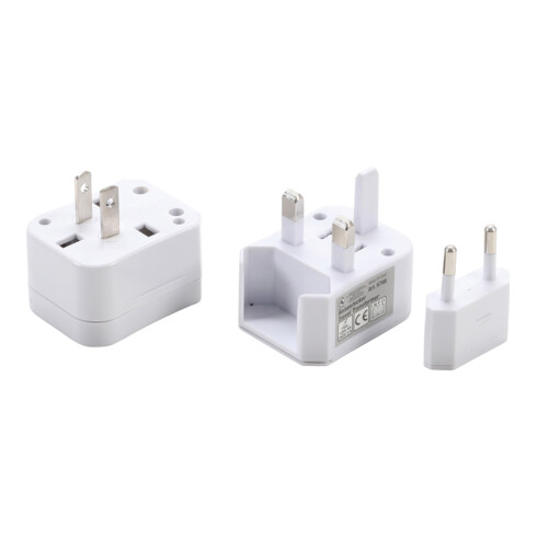BGS Do it yourself Adattatore da viaggio / Adattatore da presa, 3pz.