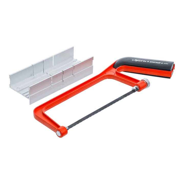 BGS Do it yourself Aluminium-Sägebogen inkl. Schneidlade und Sägeblatt 150 mm