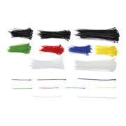 BGS Do it yourself Assortimento di fascette per cavi, colorato, 100-200mm 450pz.-3