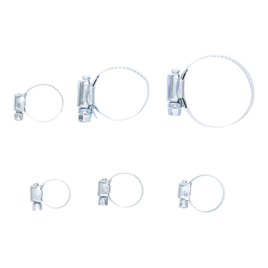 BGS Do it yourself Assortimento di fascette stringitubo, Ø4-45mm, 6pz.