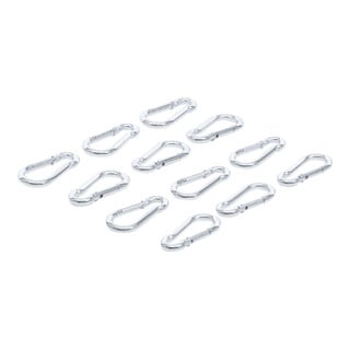 BGS Do it yourself Assortimento di moschettoni, 50x5mm, 12pz.