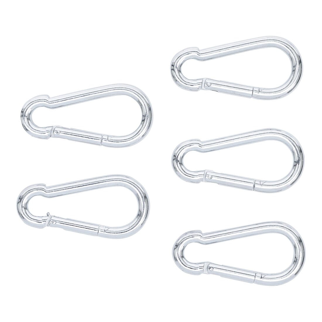 BGS Do it yourself Assortimento di moschettoni, 80x8mm, 5pz.