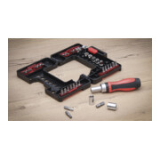 BGS Do it yourself bit/dopsleutel insteeksleutelset met ratel draaigreep voor bits, omkeerbaar 38 delig-2