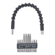 BGS Do it yourself Bit-Satz mit flexibler Welle 20804, Antrieb Außensechskant 6,3 mm (1/4"), 11-tlg.