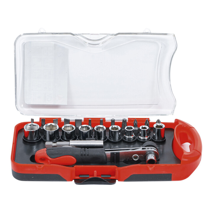 BGS Do it yourself bit/sleutel insteeksleutelset met bit ratel 23 delig
