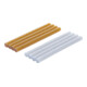 BGS Do it yourself Cartucce di colla a caldo, oro/argento metallizzato, Ø11mm, 150mm, 8pz.-1