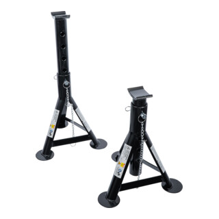 BGS Do it yourself Cavalletti, carico 1500 kg / coppia, corsa 322 - 490mm, 1 coppia