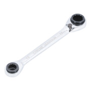 BGS Do it yourself Chiave poligonale a cricchetto, "4 in 1", apertura 10x13-17x19mm-5