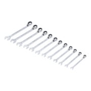 BGS Do it yourself Chiavi a forchetta con cricchetto ad anello reversibile, apertura 8-19mm, 12pz.-3