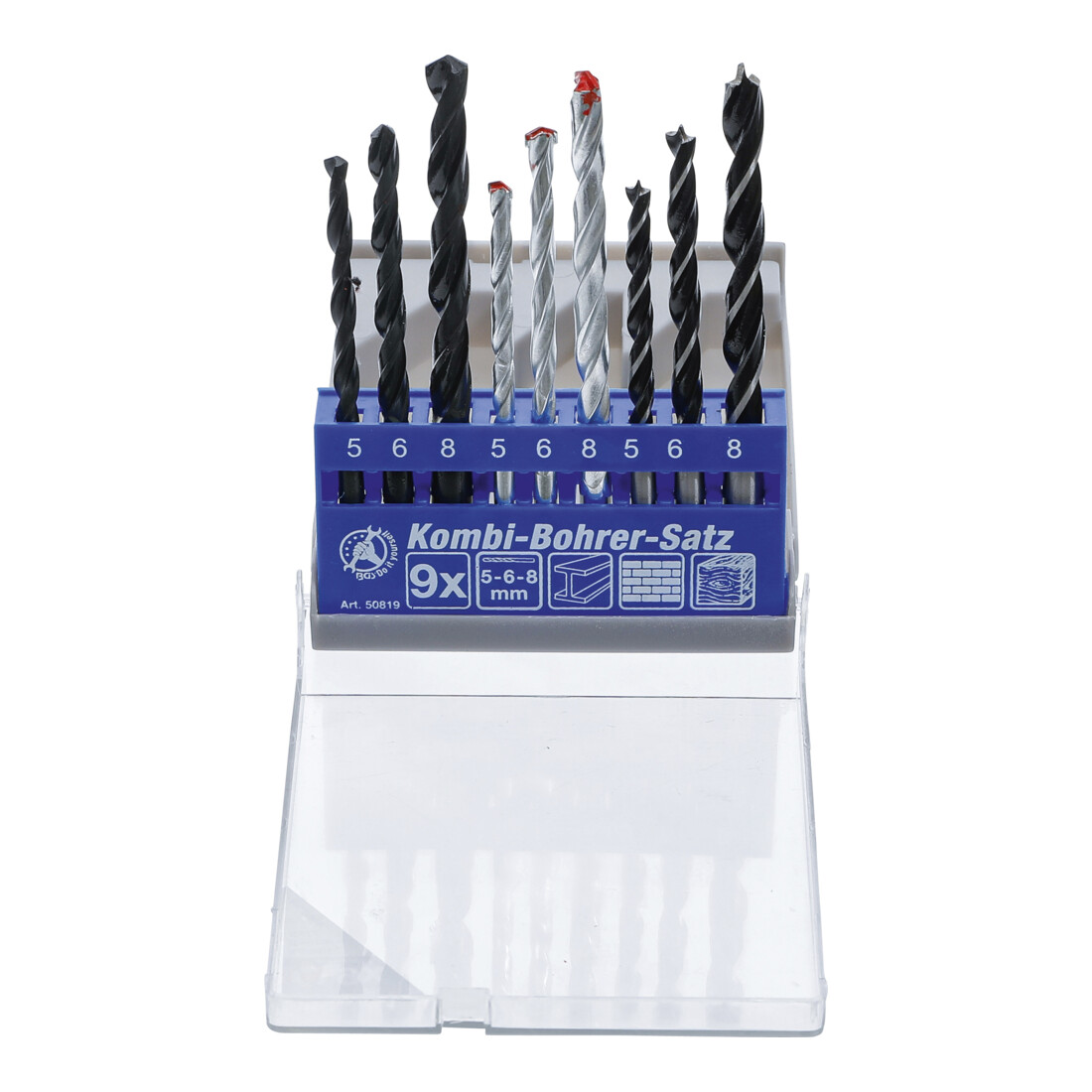 BGS Do it yourself combi boren set 5 - 8 mm 9 delig