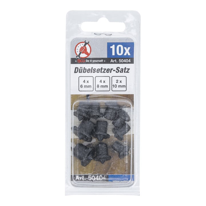 BGS Do it yourself deuveluitzetter set 6 - 8 - 10 mm 10 dlg.