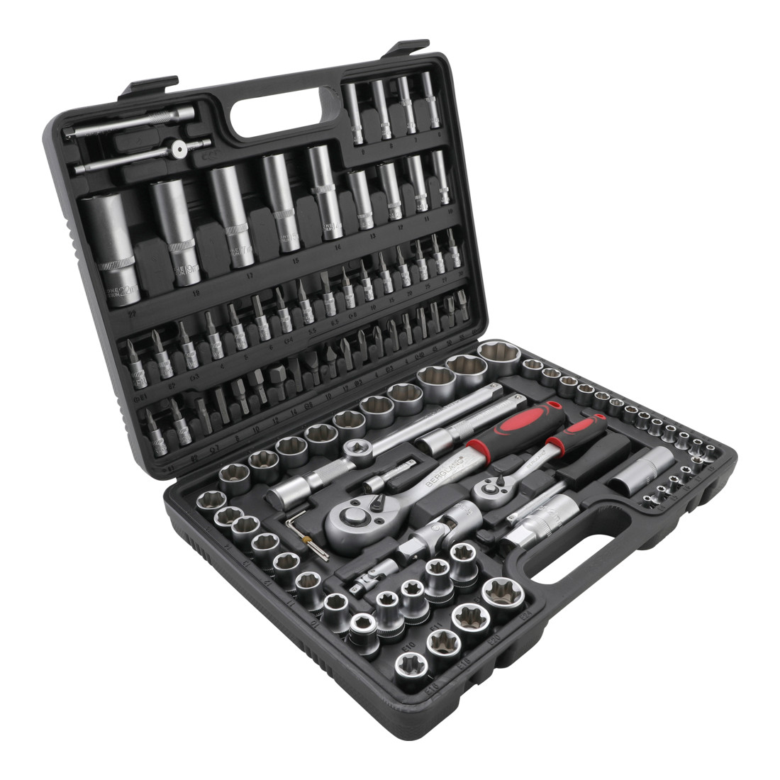 BGS Do it yourself doppenset aandrijving 6,3 mm / 12,5 mm 108 dlg.