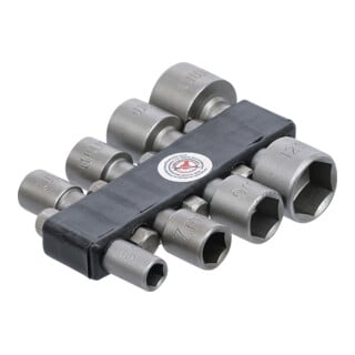 BGS Do it yourself dopsleutel bit set aandrijving buitenzeskant 6,3 mm SW 5 - 13 mm 8 dlg.