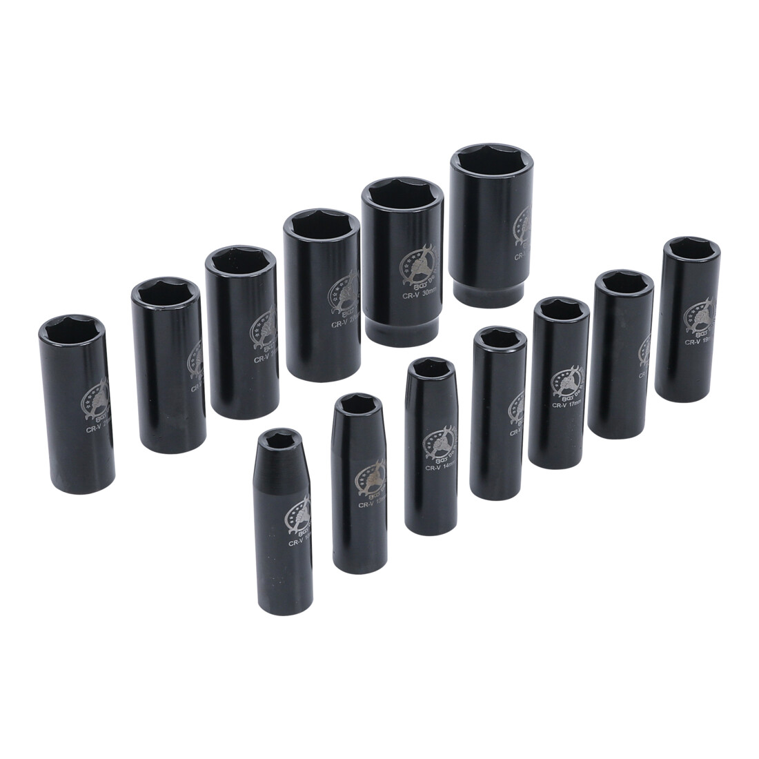 BGS Do it yourself dopsleutelset aandrijving 12,5 mm SW 10 - 32 mm 13 dlg.