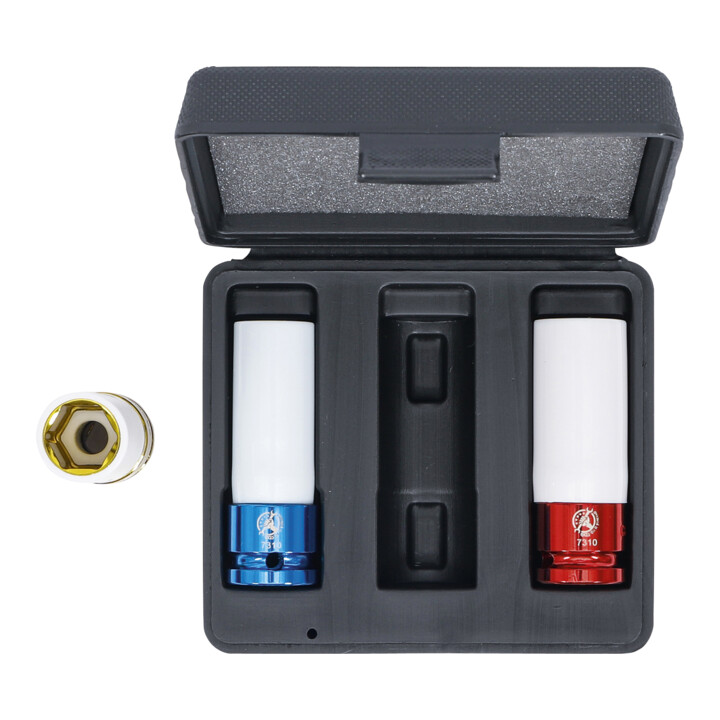 BGS Do it yourself dopsleutelset aandrijving binnenvierkant 12,5 mm SW 17 - 19 - 21 mm 3-delig.