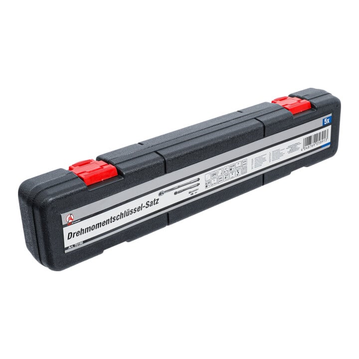 BGS Do it yourself Drehmomentschlüssel-Satz Abtrieb Außenvierkant 6,3 mm (1/4") 5 - 25 Nm, 12,5 mm (1/2") 28 - 210 Nm 5-tlg.