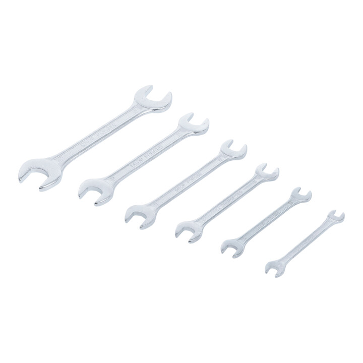 BGS Do it yourself dubbele steeksleutelset SW 6 x 7 - 18 x 19 mm 6 dlg.