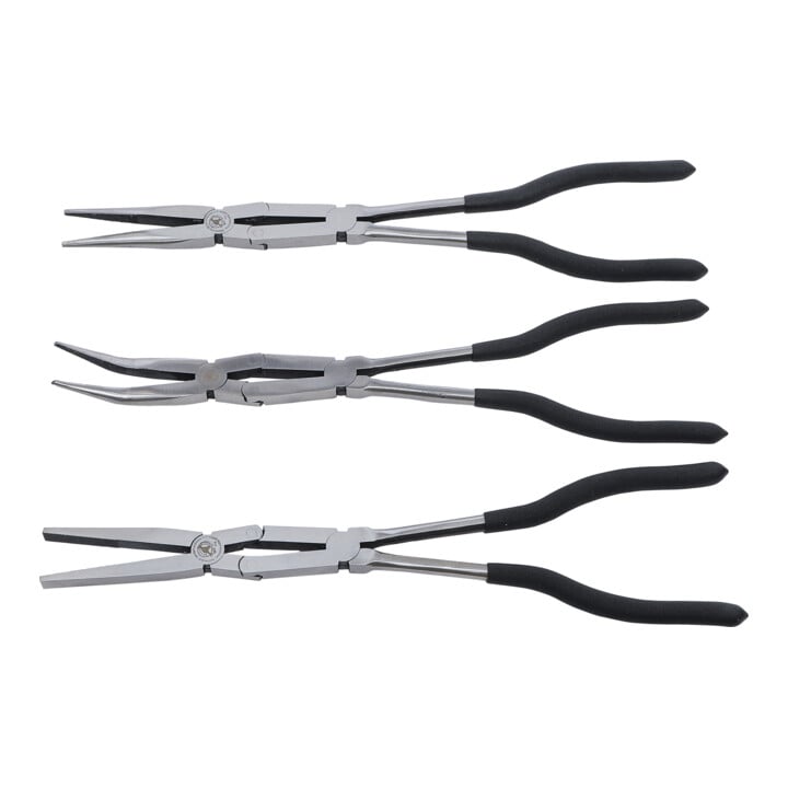 BGS Do it yourself dubbelgebroken tangen set 3 dlg.