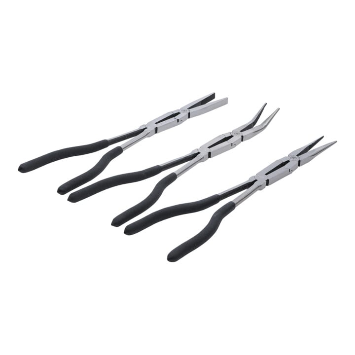 BGS Do it yourself dubbelgebroken tangen set 3 dlg.