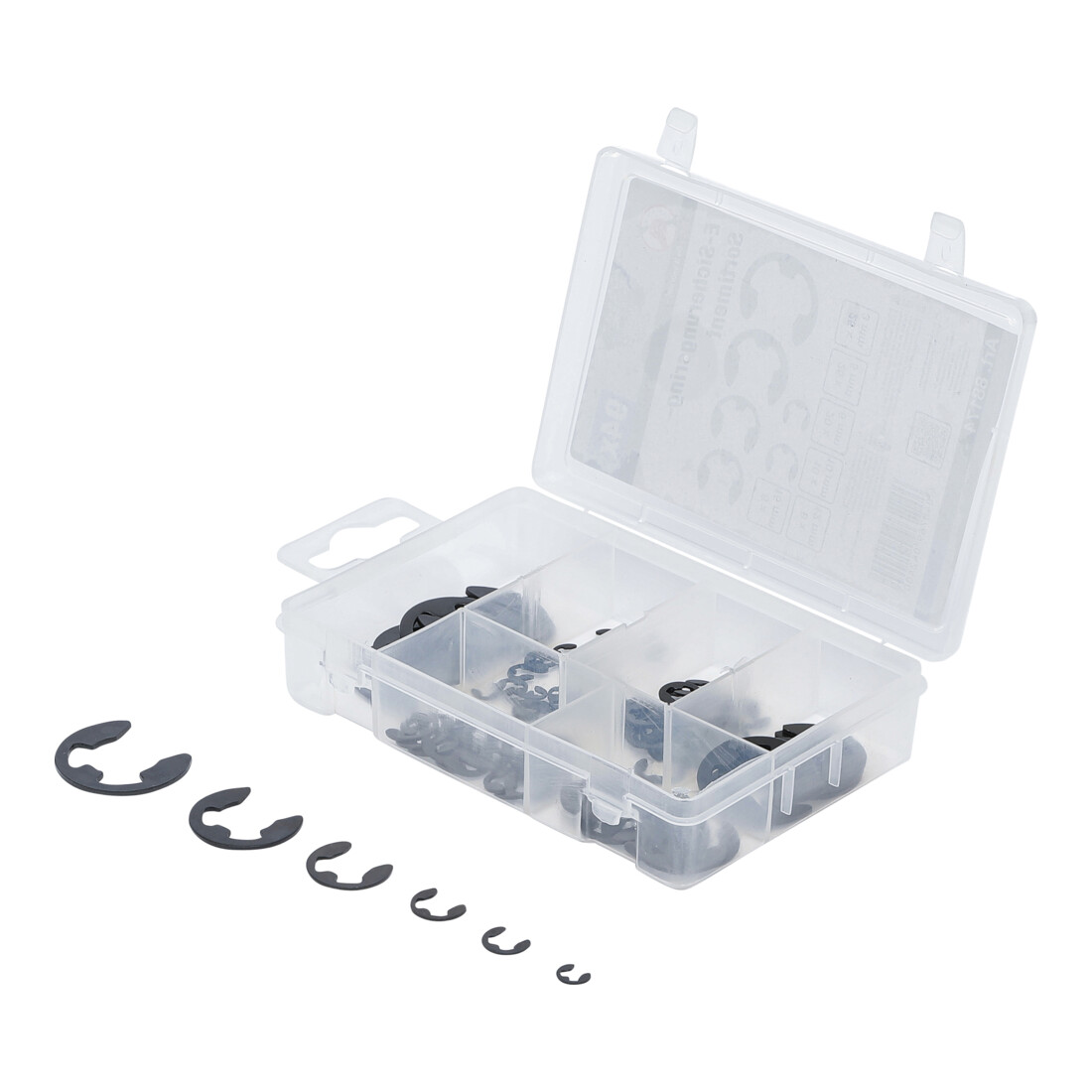 BGS Do it yourself E-fuse ring assortiment 3 - 15 mm 94 dlg.