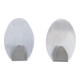BGS Do it yourself Edelstahl-Klebehaken 88230, 35 x 50 mm, 1,0 kg, 2-tlg.