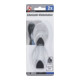 BGS Do it yourself Edelstahl-Klebehaken 88230, 35 x 50 mm, 1,0 kg, 2-tlg.