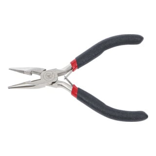 BGS Do it yourself Elektronik-Spitzzange 90383, gerade, mit Feder, 120 mm
