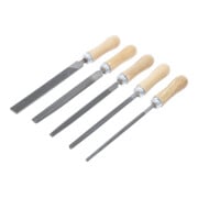 BGS Do it yourself Feilen-Satz 50206, Holzheft, 150 mm, 5-tlg.-1