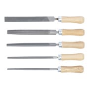 BGS Do it yourself Feilen-Satz 50206, Holzheft, 150 mm, 5-tlg.-3