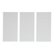 BGS Do it yourself Feltrini adesivi, piastre, bianco, 100 x 200mm, 3pz.-4