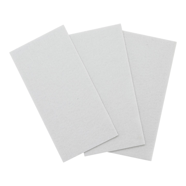 BGS Do it yourself Filzgleiter 80711, Platten, weiß, 100 x 200 mm, 3-tlg.