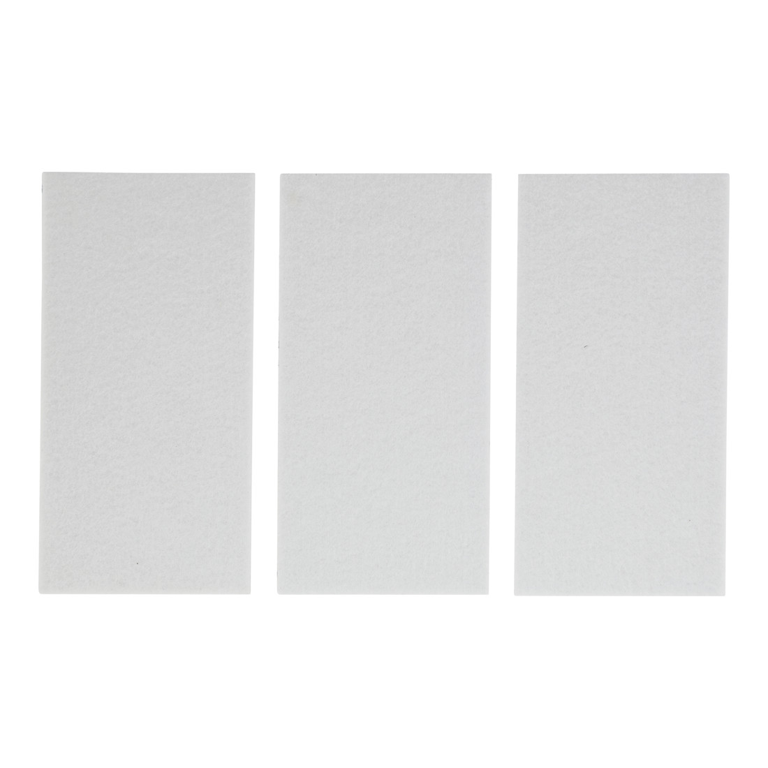BGS Do it yourself Filzgleiter 80711, Platten, weiß, 100 x 200 mm, 3-tlg.
