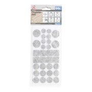 BGS Do it yourself Filzgleiter-Satz 80703, grau-meliert, 64-tlg.-4