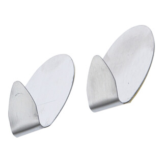 BGS Do it yourself Ganci appenditutto in acciaio inox, 35 x 50mm, 1,0 kg, 2pz.