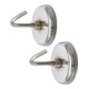 BGS Do it yourself Gancio magnetico, rotondo, Ø34mm, 2pz.-1