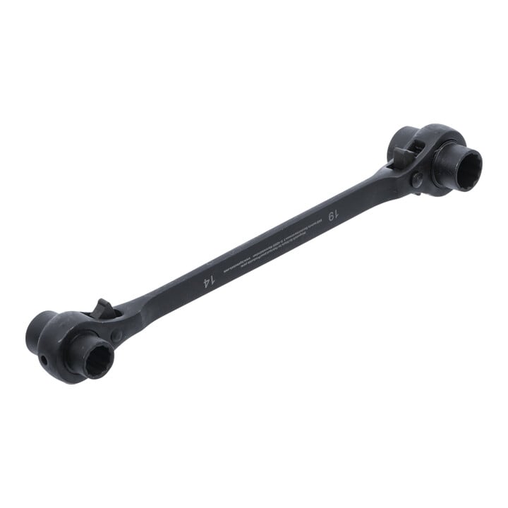 BGS Do it yourself Gerüstbauer-Knarre 4-in-1 SW 14 - 17 - 19 - 22 mm