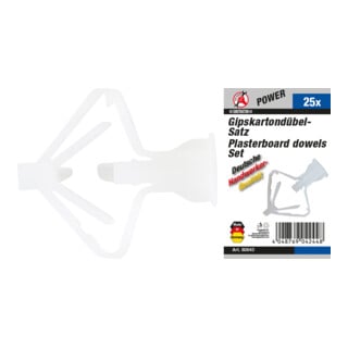 BGS Do it yourself Gipskartondübel-Sortiment 80843, 25-tlg.