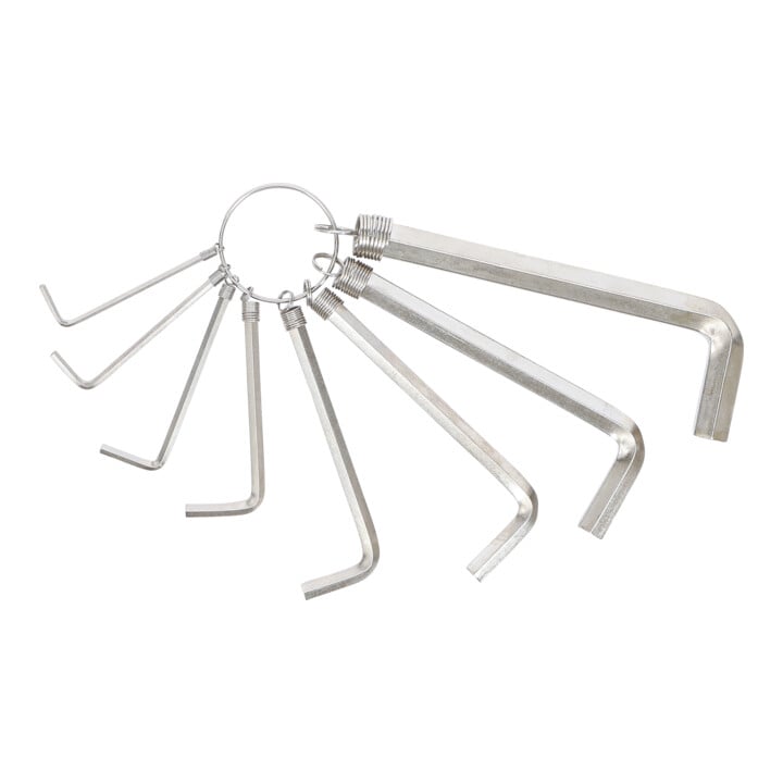 BGS Do it yourself haakse steeksleutelset binnenzeskant 2 - 10 mm 8 dlg.