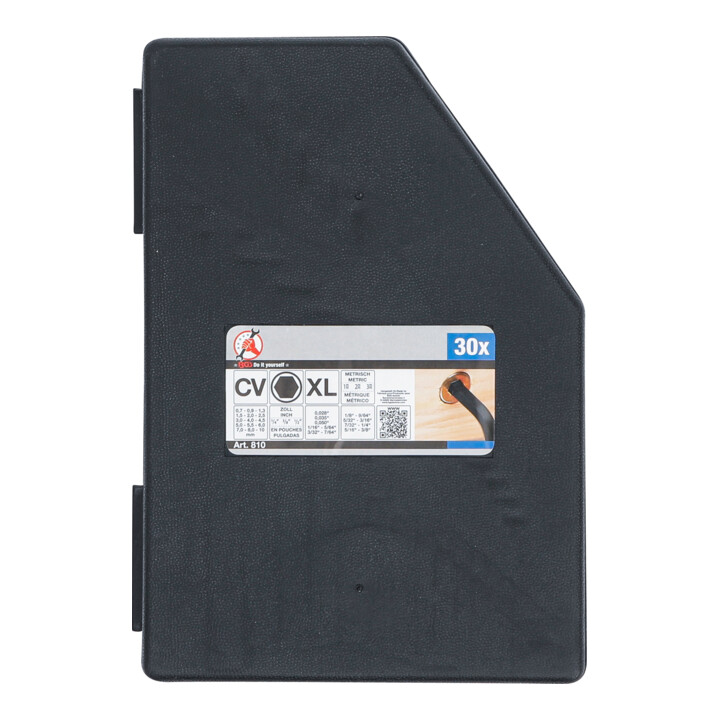BGS Do it yourself haakse steeksleutelset inchmaten/metrische inbus 30 dlg.
