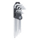BGS Do it yourself haakse steeksleutelset lang T-profiel (voor TX) T10 - T50 9 dlg.