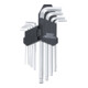 BGS Do it yourself haakse steeksleutelset zeskant/hexagon socket met kogeleinde 1,5 - 10 mm 9 dlg.