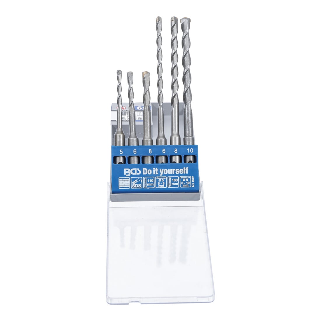 BGS Do it yourself hamerboren set SDS schacht, hardmetalen punt 5 - 10 mm 6 dlg.