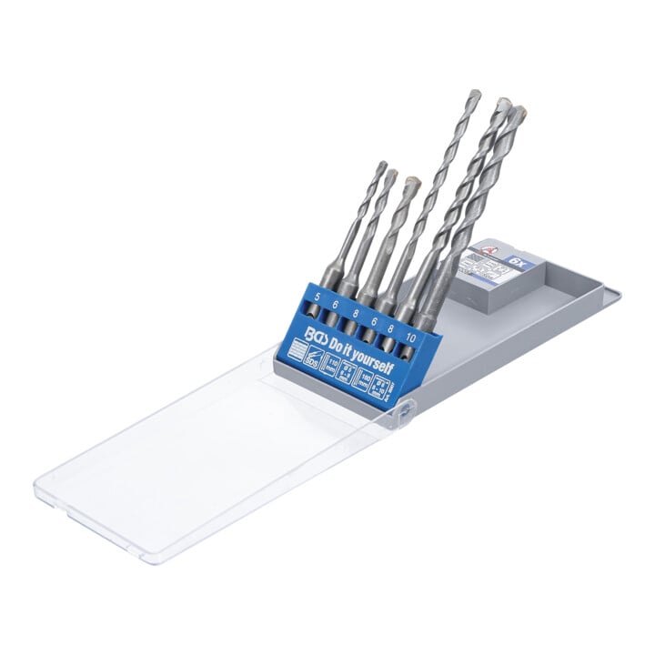 BGS Do it yourself Hammer-Bohrer-Satz SDS-Schaft, Hartmetallspitze 5 - 10 mm 6-tlg.