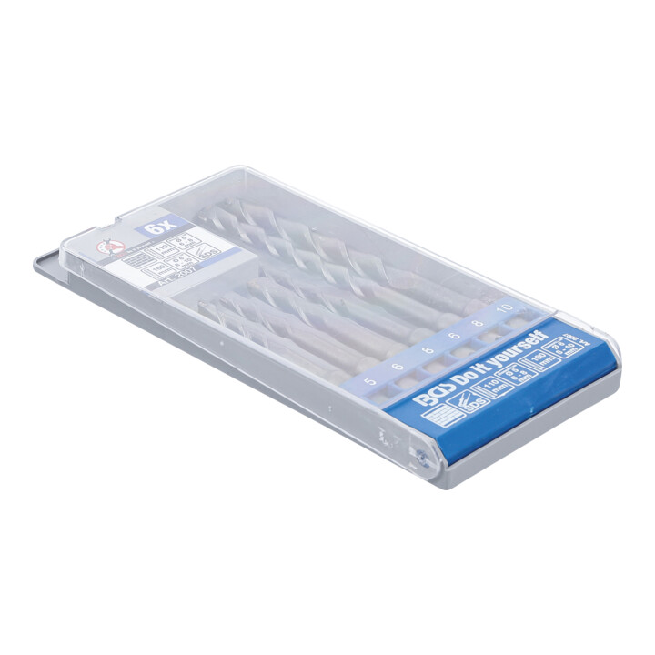 BGS Do it yourself Hammer-Bohrer-Satz SDS-Schaft, Hartmetallspitze 5 - 10 mm 6-tlg.
