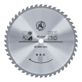 BGS Do it yourself Hartmetall-Kreissägeblatt Ø 400 x 30 x 3,2 mm 36 Zähne