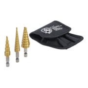 BGS Do it yourself HSS stappenboor set 3 - 20 mm 3 dlg.-3