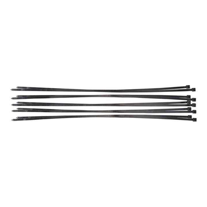 BGS Do it yourself Kabelbinder-Sortiment 80773, schwarz, 8,0 x 700 mm, 10-tlg.