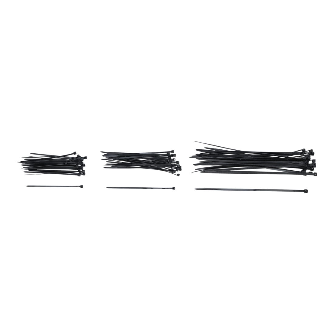 BGS Do it yourself Kabelbinder-Sortiment schwarz 100 - 200 mm 75-tlg.