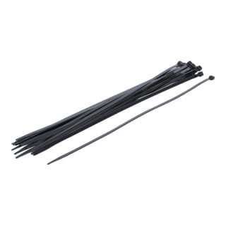 BGS Do it yourself Kabelbinder-Sortiment schwarz 7,6 x 500 mm 20-tlg.