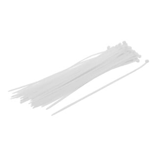 BGS Do it yourself Kabelbinder-Sortiment weiß 4,8 x 300 mm 50-tlg.